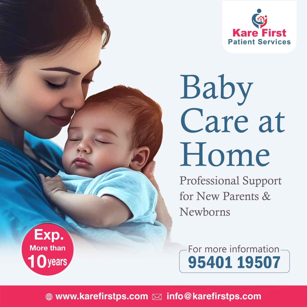 Baby Care at Home – Professional Support for New Parents & Newborns